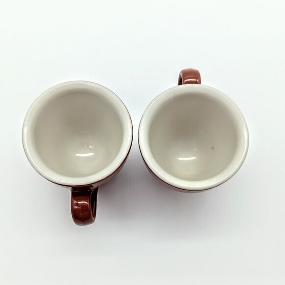 Nuova Point Marrone Brown Italian Espresso Cups (2) - Picture 6 of 8